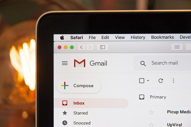 Email collection begins with knowing what type of email account needs to be preserved. A Gmail account pictured is a type of webmail account. 